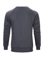 Men's Casual Classic Solid Long Sleeve Fall Winter Sweatshirt
