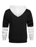 Men's Color Block Long Sleeve Outdoor Pullover Hoodie Sweatshirts
