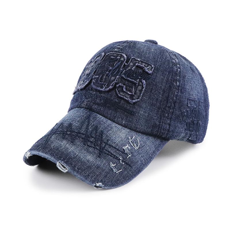 Men's Classic Retro Ripped Cowboy Baseball Cap