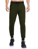 Men's Casual Zipper Pockets Sports Pants