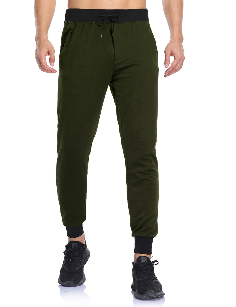 Men's Casual Zipper Pockets Sports Pants