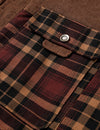 Men's Casual Plaid Flannel Fur Lined Button Up Long Sleeve Warm Shirt Jacket