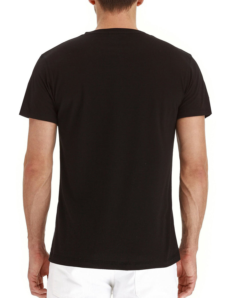 Men's Casual Solid Color Short Sleeve T-shirt