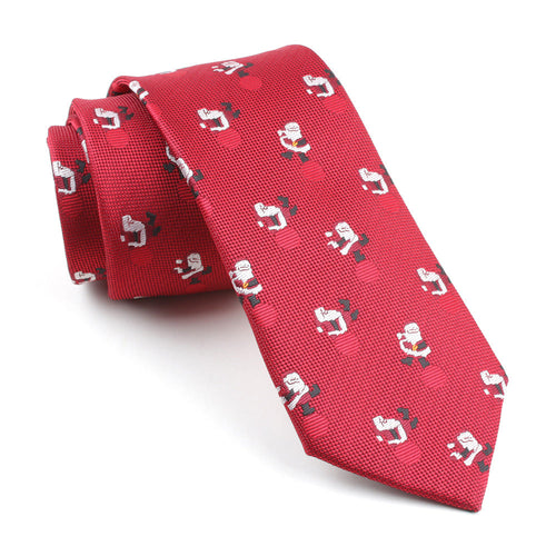 Men's Santa Claus Funny Party Red Xmas Christmas Tie