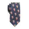 Men's Santa Claus Xmas Holiday Navy Blue Christmas Tie