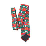 Men's Santa Candy Cane Print Neckties Christmas Holiday Tie