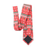 Men's Red Christmas Print Funny Neckties Christmas Tie