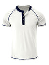 Men's Solid Color Summer Casual Short Sleeve T-Shirt