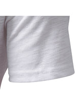 Men's Solid Color Casual Short Sleeve T-Shirt