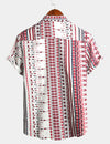 Men's Cotton Basic Printed Short Sleeve Shirt