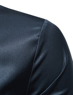 Men's Solid Color Classic Button Up Long Sleeve Casual Shirt