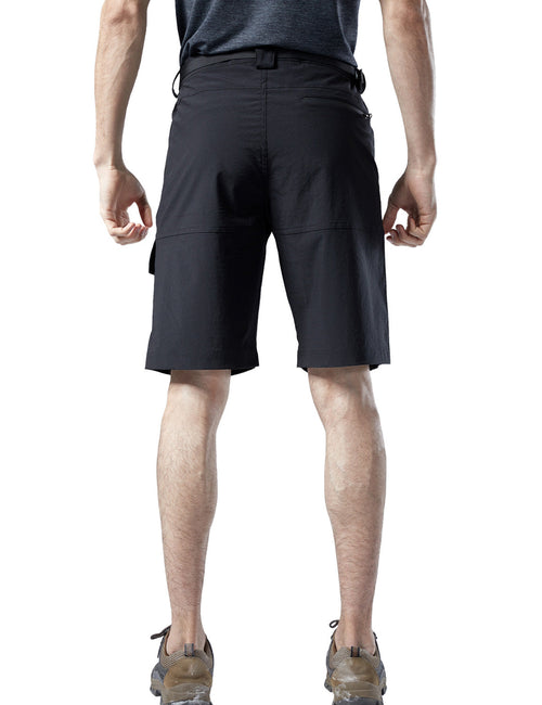 Men's Lightweight Multi-Pocket Quick Dry Casual Work Hiking Working Cargo Shorts