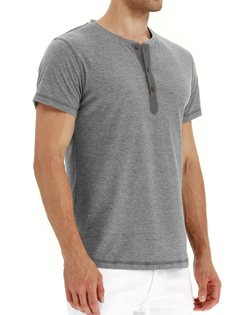 Men's Casual Solid Color Short Sleeve T-shirt