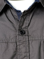 Men's Long Sleeve Lapel Pocket Cotton Army Outdoor Casual Shirt