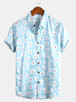 Bundle Of 2 | Men's Floral Cotton Tropical Hawaiian Shirts