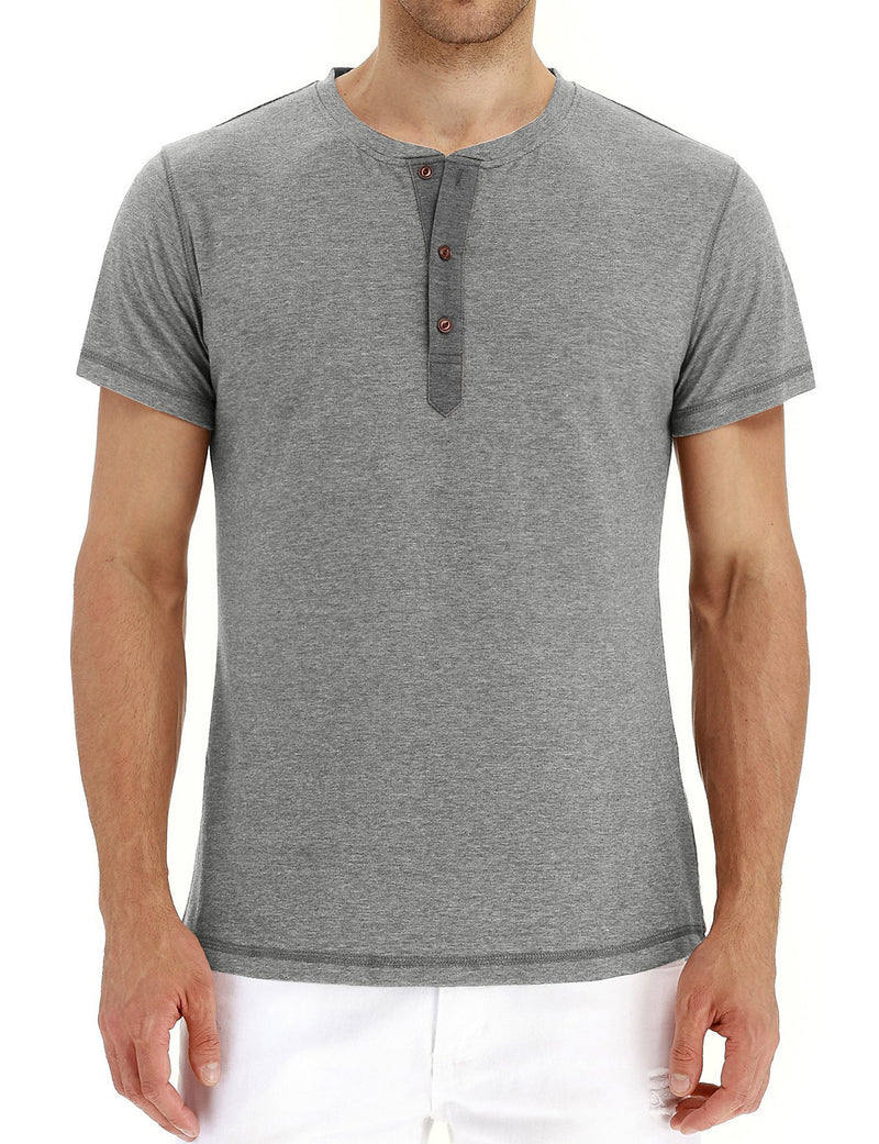 Men's Casual Solid Color Short Sleeve T-shirt