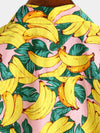 Men's Banana Cotton Fruit Print Tropical Hawaiian Shirt