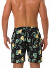 Men's Summer Tropical Floral Leaf Print Beach Shorts Swimming Trunks