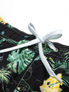 Men's Summer Tropical Floral Leaf Print Beach Shorts Swimming Trunks