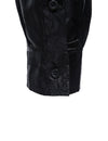 Men's Jacquard Vintage Rose Flower Print Party Prom Long Sleeve Dress Shirt