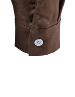 Men's Casual Henley Retro Lace Up Cotton Long Sleeve Shirt Drawstring Top
