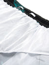 Men's Summer Pineapple Fruit Print Black Beach Shorts Swimming Trunks