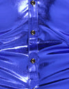 Men's Button Up Luxury Shiny Tuxedo Party Costume Long Sleeve Dress Shirt