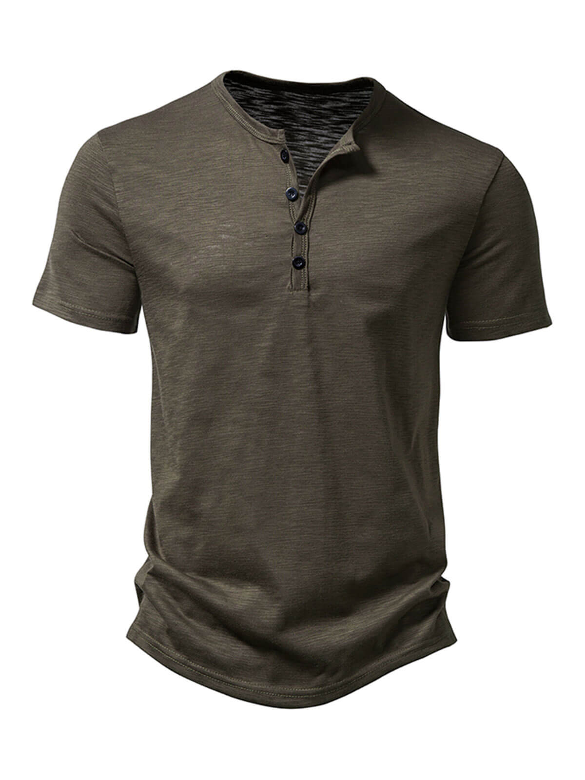 Men's Summer Solid Color Casual Short Sleeve T-Shirt