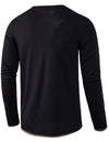 Men's Casual Solid Color Long Sleeve T-shirt
