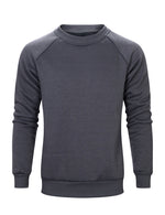 Men's Casual Classic Solid Long Sleeve Fall Winter Sweatshirt