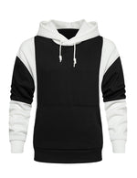 Men's Color Block Long Sleeve Outdoor Pullover Hoodie Sweatshirts