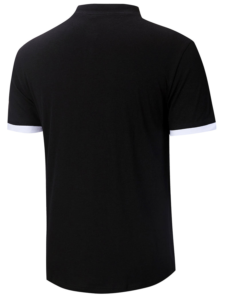 Men's Casual Solid Color Short Sleeve T-shirt