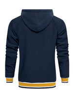 Men's Casual Long Sleeve Full-Zip Hoodie Fleece Sweatshirt