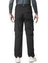 Men's Windproof Thickened Fleece Work Trousers Multi-Pocket Outdoor Sport Cargo Pants