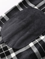 Men's Casual Flannel Lined Long Sleeve Fall Winter Warm Plaid Hooded Shirt Jacket