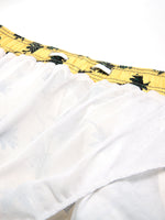 Men's Casual Summer Palm Tree Beach Yellow Shorts Swimming Trunks