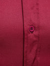 Men's Solid Color Classic Button Up Long Sleeve Casual Shirt