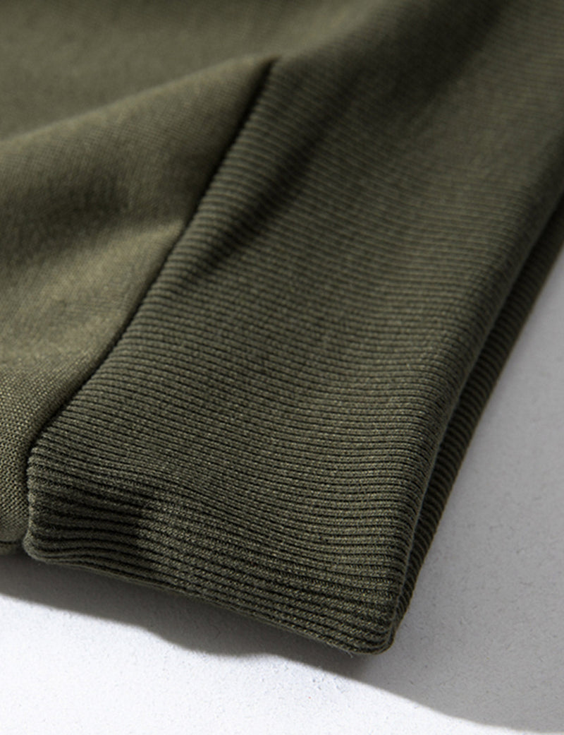 Men's Casual Color Block Round Long Sleeve Sweatshirt