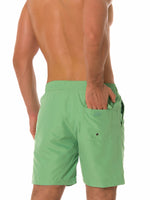 Men's Casual Summer Solid Color Beach Shorts Swimming Trunks