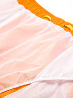 Men's Casual Summer Solid Color Beach Shorts Swimming Trunks