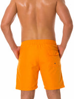 Men's Casual Summer Solid Color Beach Shorts Swimming Trunks
