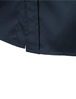 Men's Solid Color Classic Button Up Long Sleeve Casual Shirt