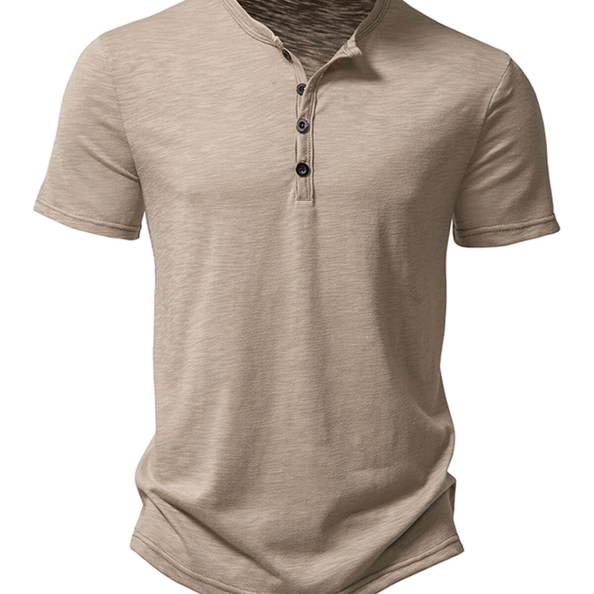 Men's Summer Solid Color Casual Short Sleeve T-Shirt