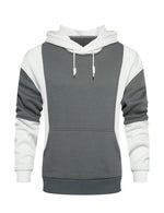 Men's Color Block Long Sleeve Outdoor Pullover Hoodie Sweatshirts