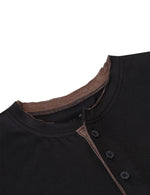 Men's Casual Solid Color Long Sleeve T-shirt