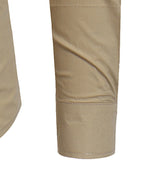 Men's Cotton Casual Pocket Hiking Outdoor Button Long Sleeve Shirt