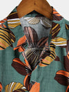Men's Floral Cotton Tropical Hawaiian Summer Shirt
