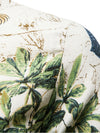 Men's Vintage Summer Floral Print Henley Collar Short Sleeve Beige Hawaiian Shirt