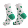 St. Patrick's Day Funny Shamrock Print Festival Party Holiday Green Cotton Socks