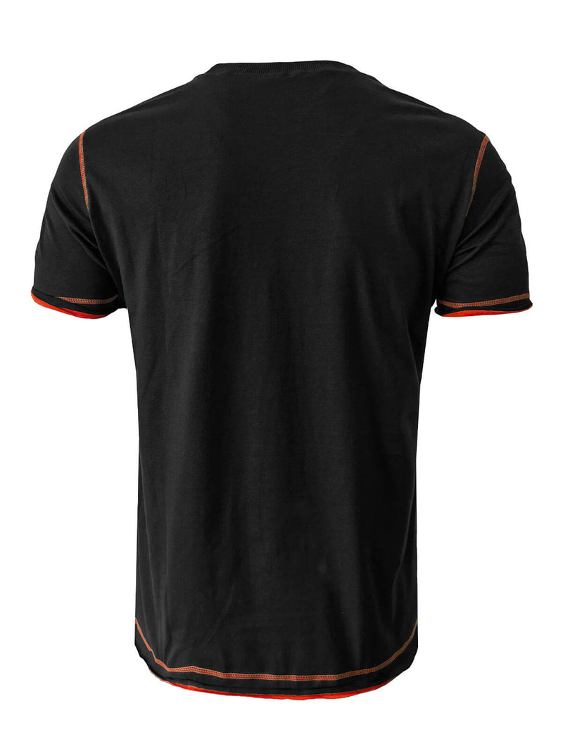 Men's Cotton Solid Color Round Neck Regular Fit Short Sleeve T-Shirt